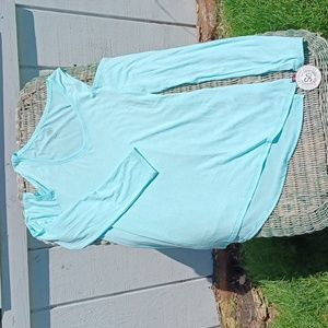 NWT Cold Shoulder Mint Long Sleeve